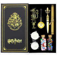 PatPat Harry Potter Gryffindor Seal Stamp Set - Wax Seal Stamp Kit with Gryffindor Wax Seal Stamp, Sealing Wax Beads, Candles, Wax Melting Spoon, Letter Opener, Gift Packing Wax Seal Stamp Kit