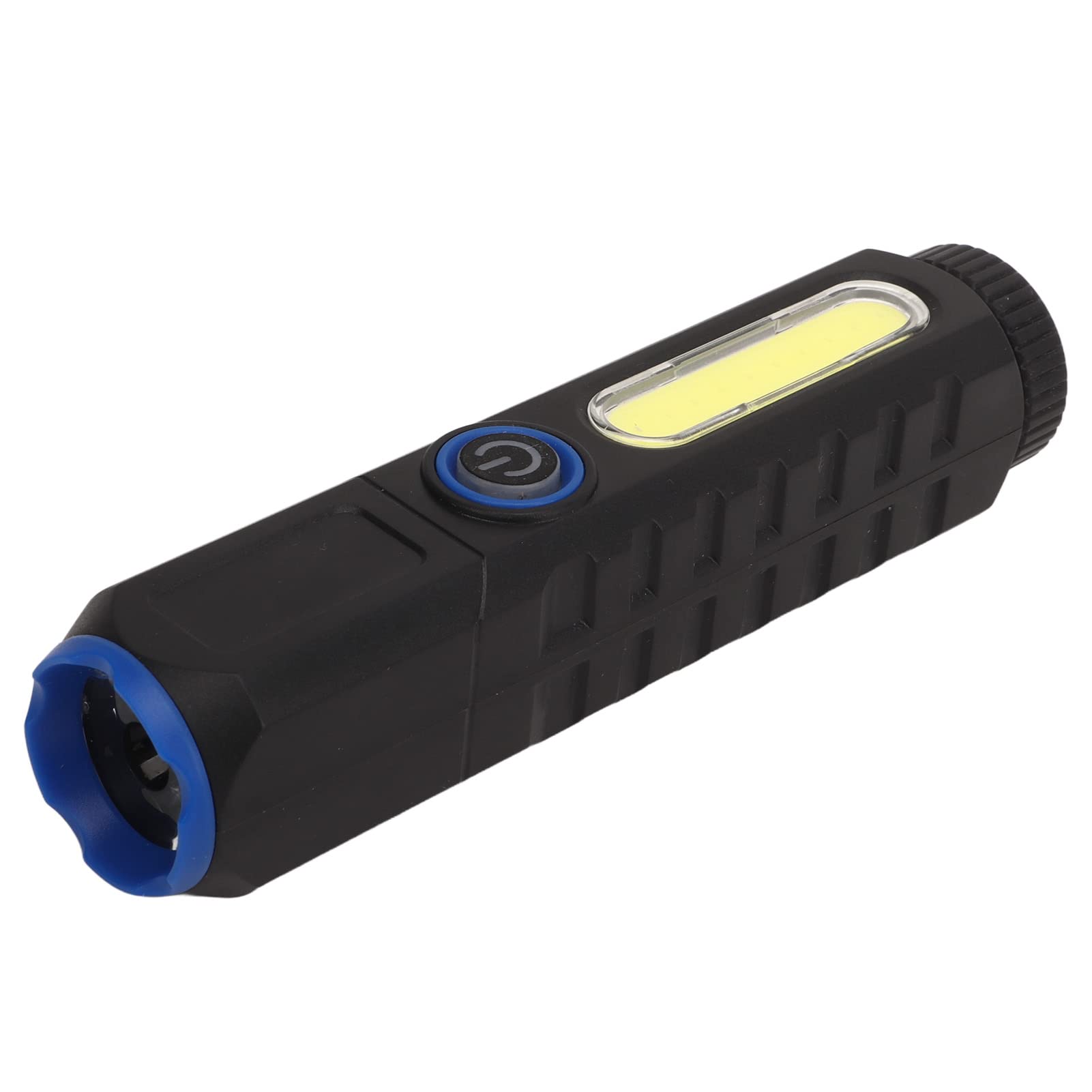 ELEPHANTBOAT® USB Flashlight Pocket Work Light Magnetic Flashlight High Brightness LED Flashlight with Side Light Dimmable 4 Mode Outdoor Rainproof Emergency Camping Light Rechargeable USB Torch Light