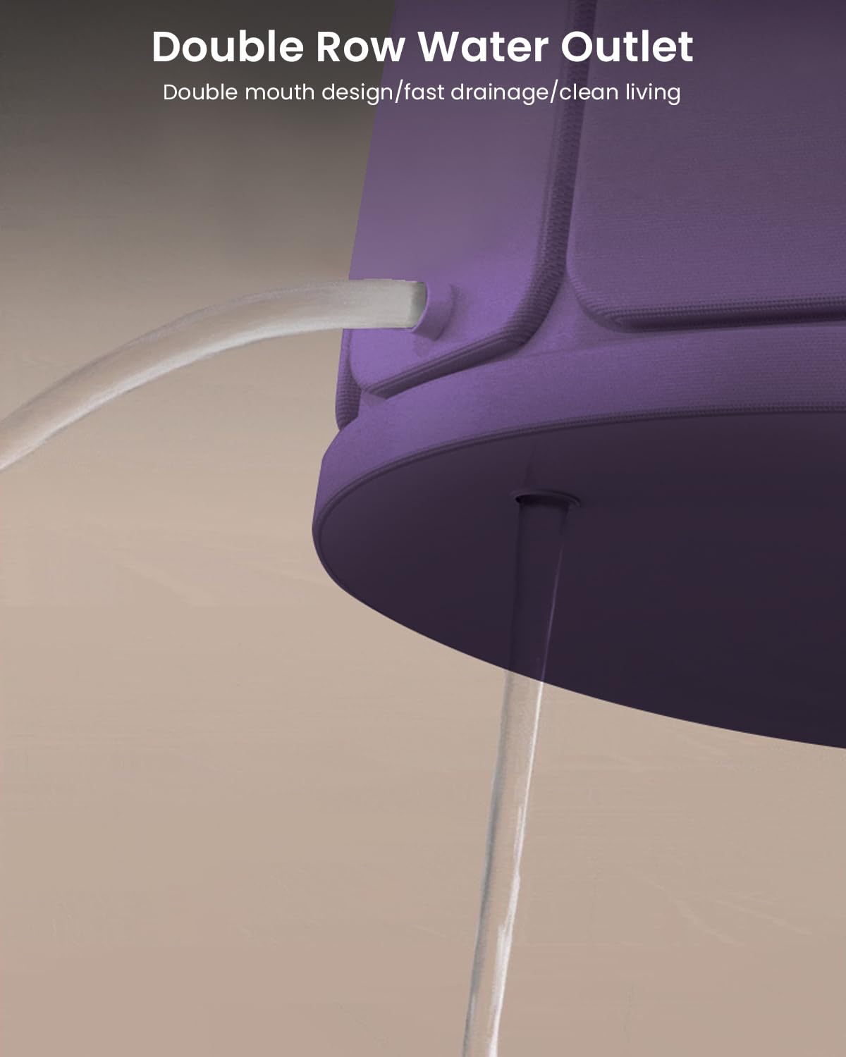 HANNEA Bath Tub for Spa and Cold Therapy with 27.6 in Diameter Design | Multi Layer PVC Portable Soaking Bucket