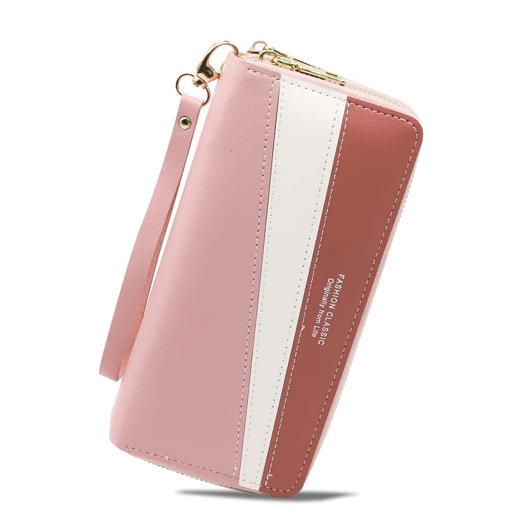 PALAY® Phone Wallets For Women Handbag PU Leather Multi Card Holder Long Wallet Zipper Coin Large Purse Lady Clutch Purse For Girls