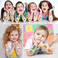 MAYCREATE® 18 Sheets Cartoon Temporary Tattoo Sticker for Face Arm Cartoon Temporary Tattoo Sticker,Party Decoration Sticker for Boys Girls Multi