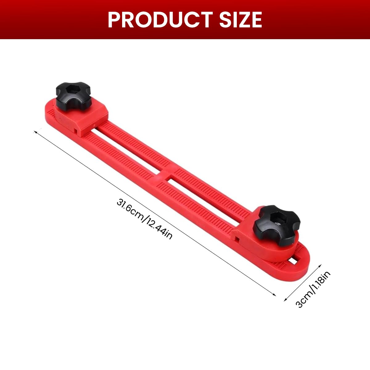 Serplex Saw Guide for Woodworking featuring Adjustable Circular Fit 4–6 inch & Rugged Nylon | 2 PCS