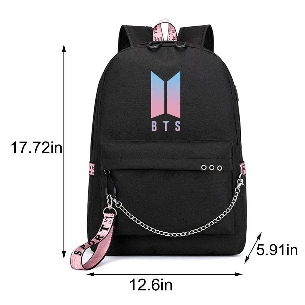 PATPAT® Kpop BTS Bangtan Boys Backpack Love Yourself Shoulder Bag Messenger Bag for ARMY,School Bag