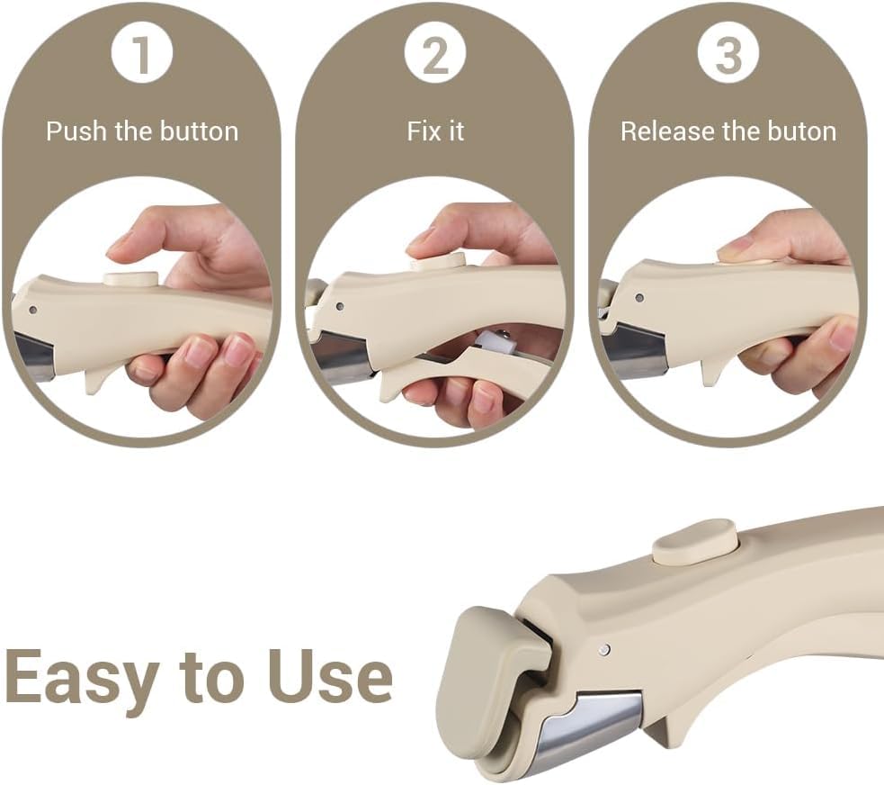 HASTHIP Universal Detachable Pot Handle for Handleless Pans with Secure Anti Slip Grip 2PCS