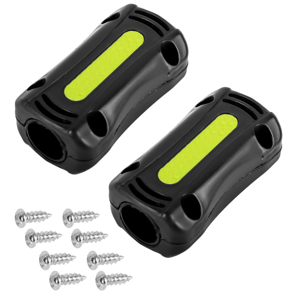 STHIRA Universal Motorcycle Bumper Protection Block with Reflective Tape for Safer Rides