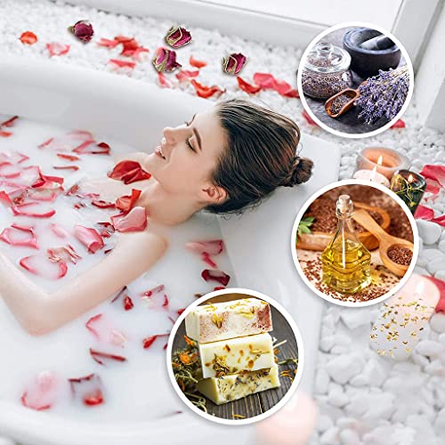 Supvox® Natural Dried Flower for Resin Art Decorative Dried Pressed Flowers for Candle, Handmade Epoxy Crafts, DIY Jewelry Accessories, Photoframe Ornament Dry Flowers