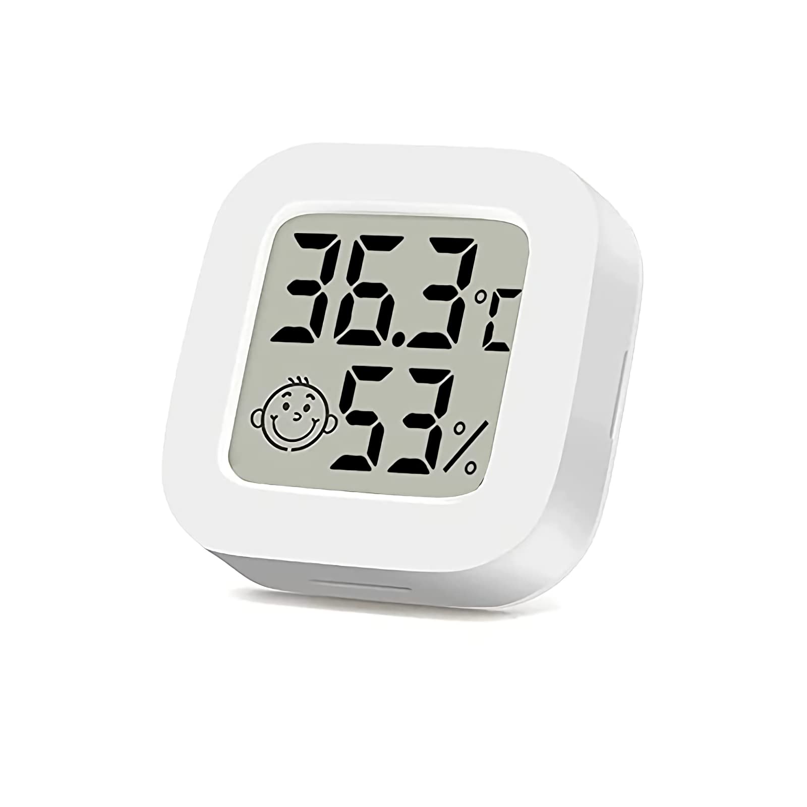 HASTHIP Mini Indoor Thermometer and Hygrometer for Home and Office with LCD Display | Accurate Temperature Range -50°C~70°C and 1%RH Humidity Sensor