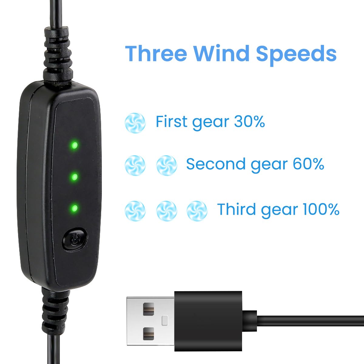 STHIRA USB Cooling Fan Car Seat Cover with 10 Integrated Fans and Back Support | 3 Speed Quiet Ventilated Cushion for Car