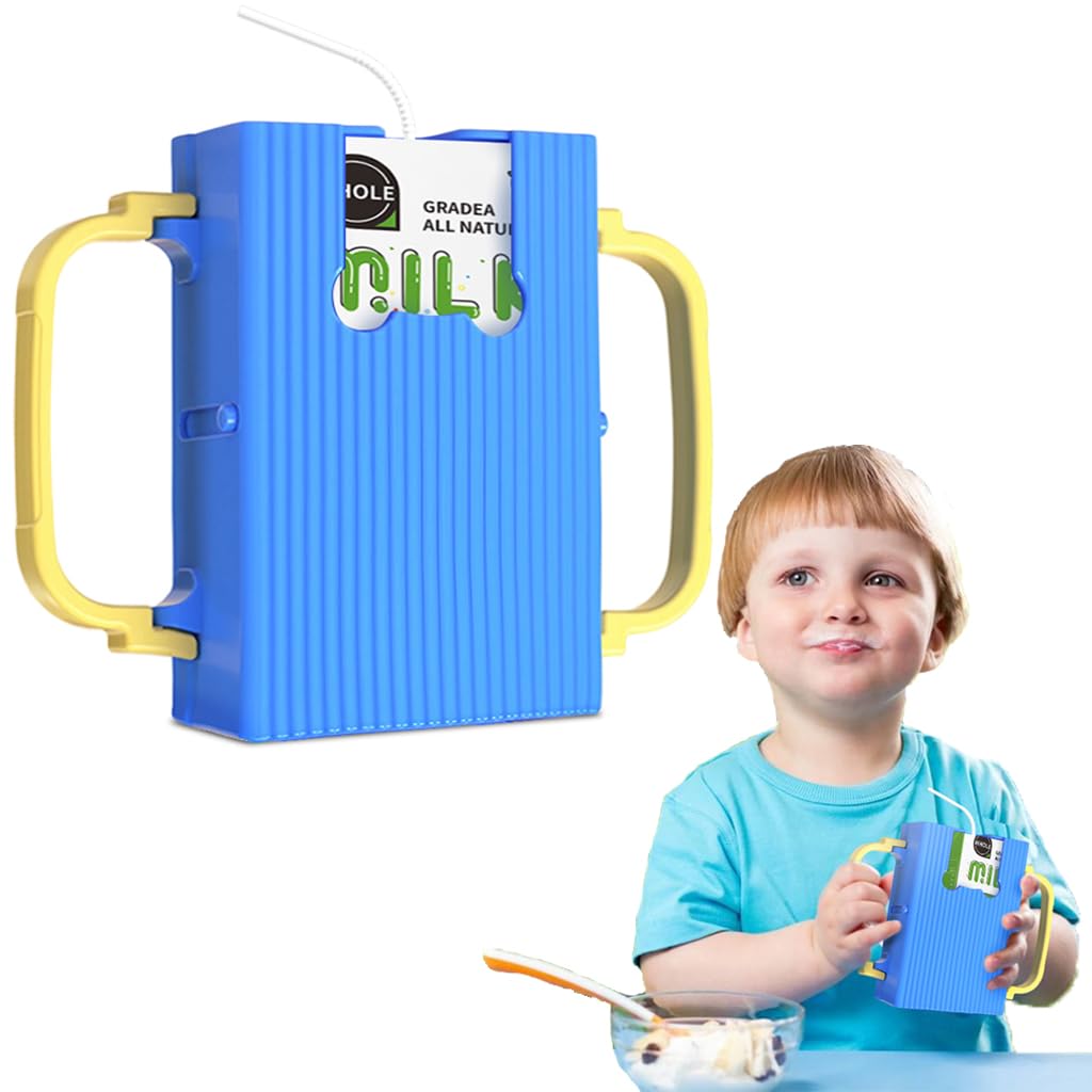 SNOWIE SOFT Retractable Baby Fruit Puree Pouch Holder for Home or Travel with 100–250ml Capacity and Folding Handles | PP Spill-Proof Design