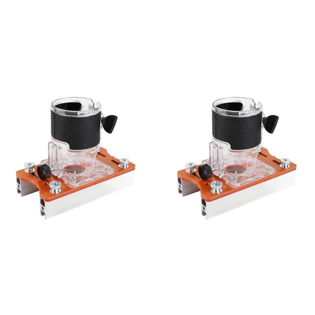 Serplex Woodwork Router Base Tool for 65mm Slotting Bracket featuring Aluminum Alloy Construction | 2PCS Attachment
