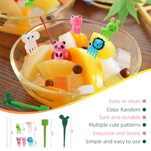 HASTHIP® 64PCS Cookie Cutter Shapes Fruit Fork Set Stainless Steel Press Cartoon Biscuit Mold Easter DIY Baking Essentials Supplies