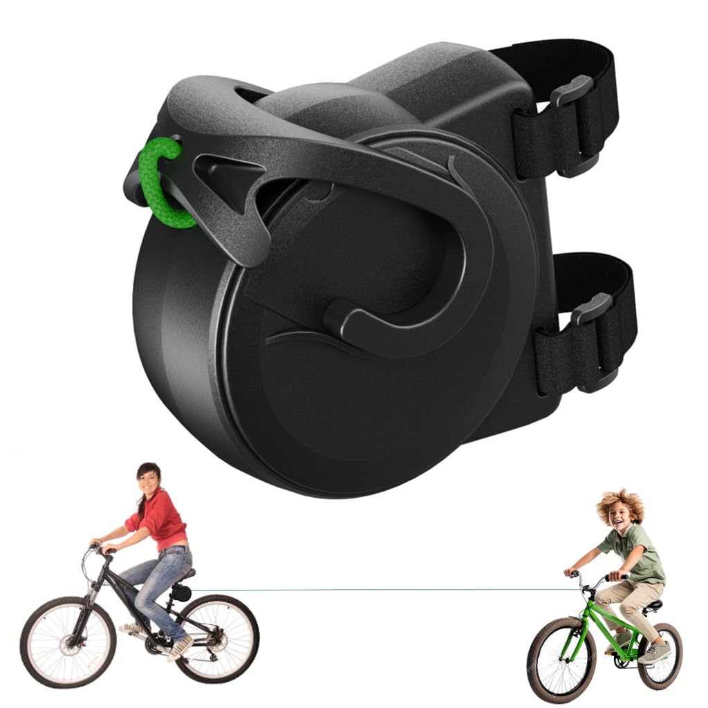 Proberos Bike Tow Rope for Kids featuring Dual Hook Straps and 7.2–8.2 ft Nylon Line | 450 lb Capacity