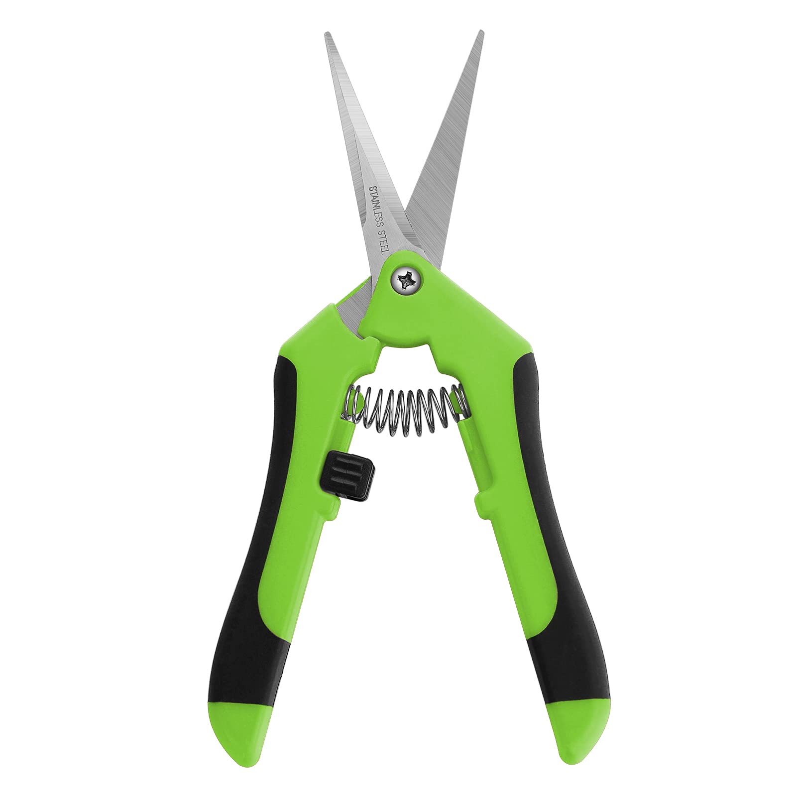 Supvox Garden Snip with Micro Tip Blades and Ergonomic Rubberized Handle | Stainless Steel Pruning Shears