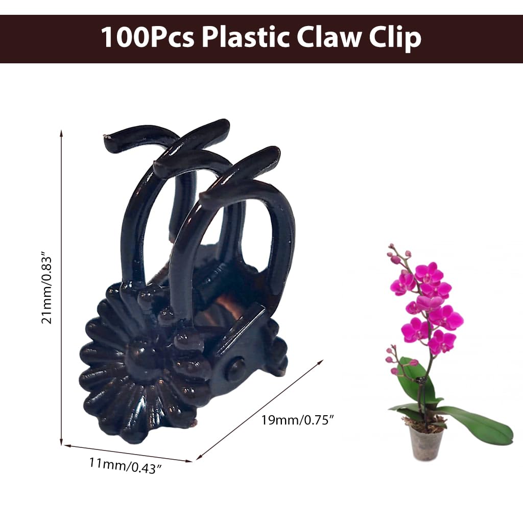 HASTHIP Butterfly Plant Clips for Climbers with Easy Claw Design | 30Pcs Colorful Resin