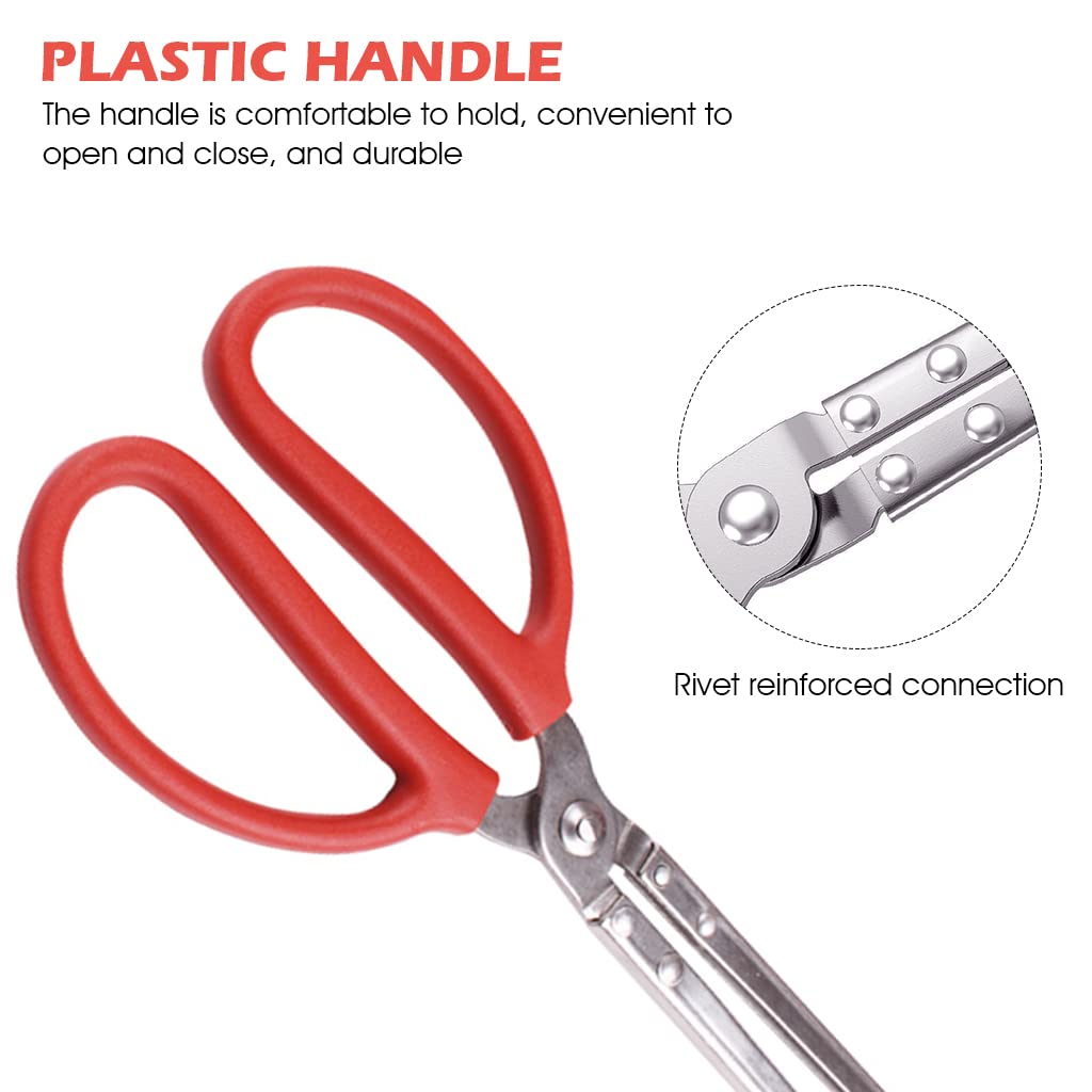 Supvox Grabber Reacher Tool for Trash Pickup with 62 cm Anti Slip Claw and Squeeze Grip Handle | 3 pcs Set