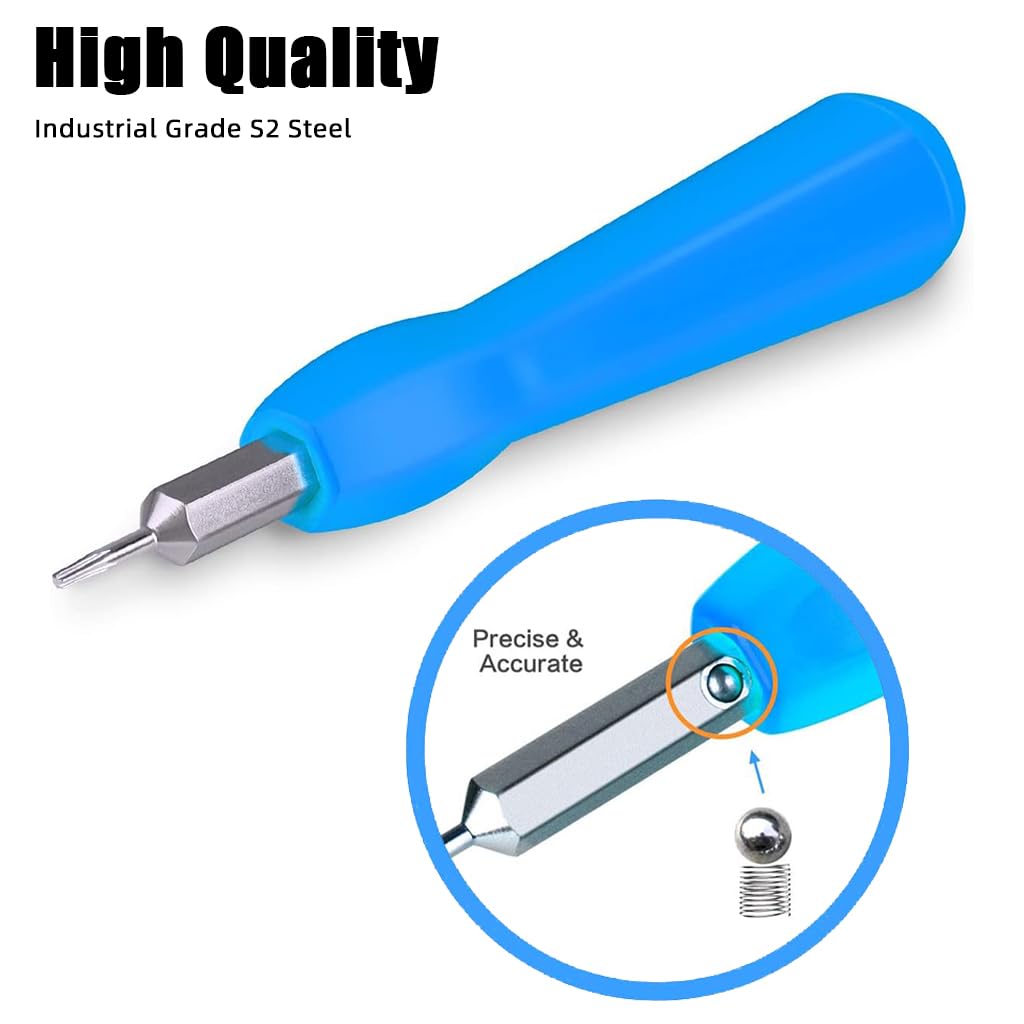 HASTHIP Doorbell Screwdriver Set for Battery Change and WiFi Reset with T6 and T15 Torx | Ergonomic S2 Steel Handle
