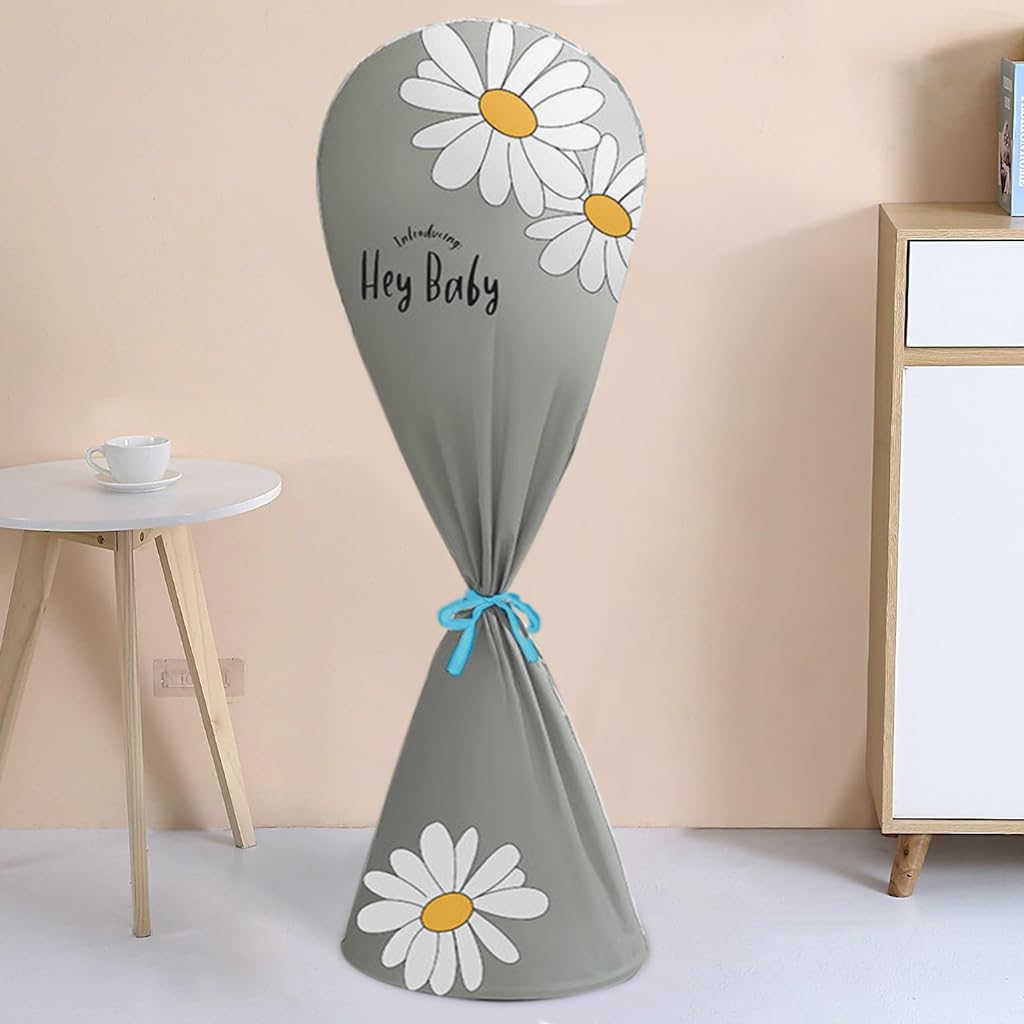 HASTHIP Floor Fan Dust Cover for 55 in Fans with Elastic Hem and Waterproof PEVA | Full Protection