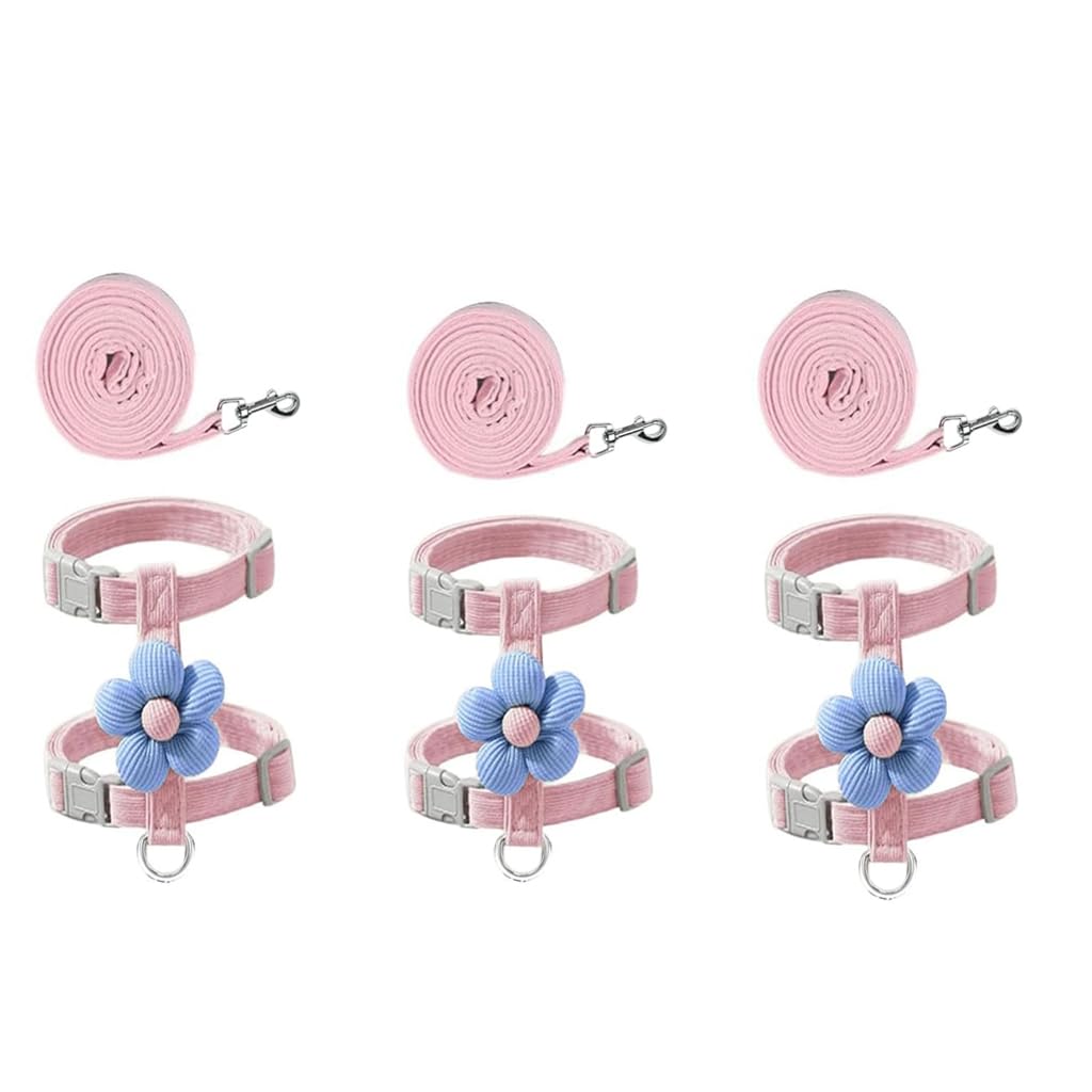 Qpets Cat Harness with Leash for Small Cats featuring Quick Release Buckle | Chest 25–41cm