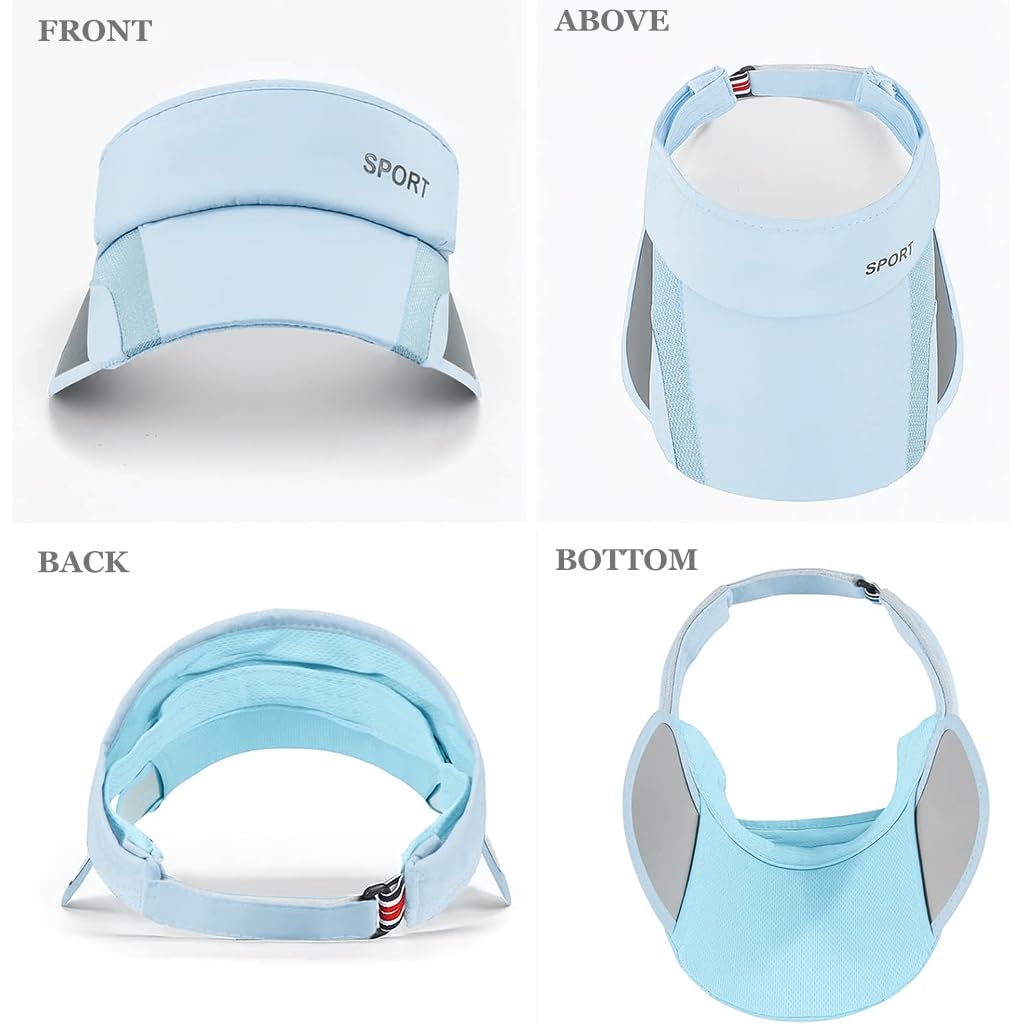 PALAY Sun Golf Visor Hats for Women with Retractable Brim and Breathable Fabric | Adjustable Fit