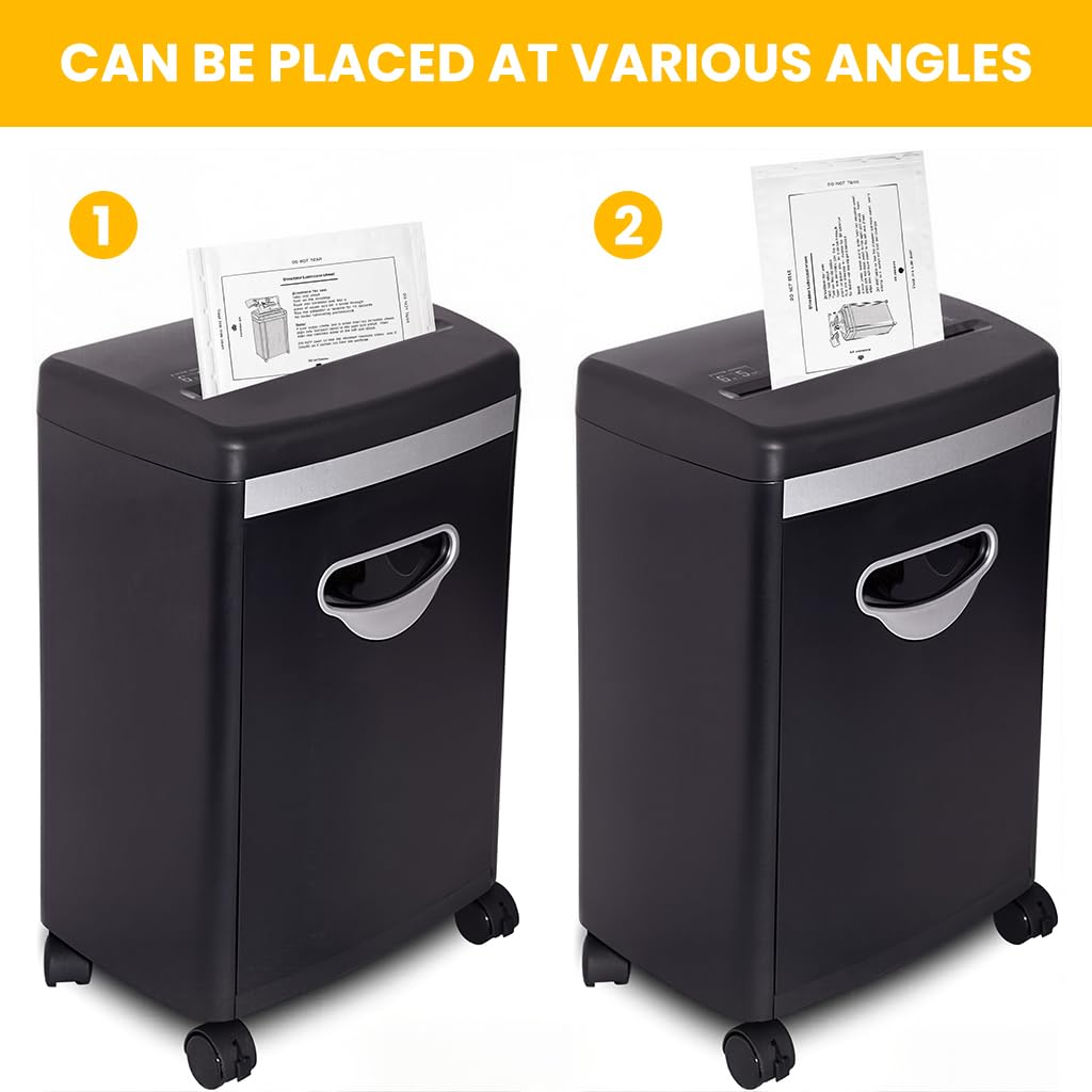 OFIFO Shredder Lubricant Sheets for Paper Shredder Maintenance Pack of 12 | Prevent Jams and Reduce Noise