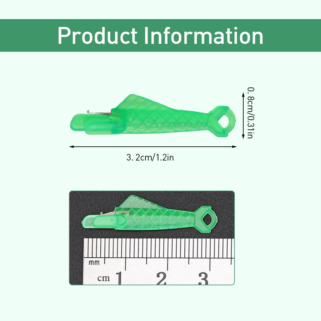 HASTHIP Sewing Machine Needle Threader Set of 10 with Automatic Loop Tool for Easy Use