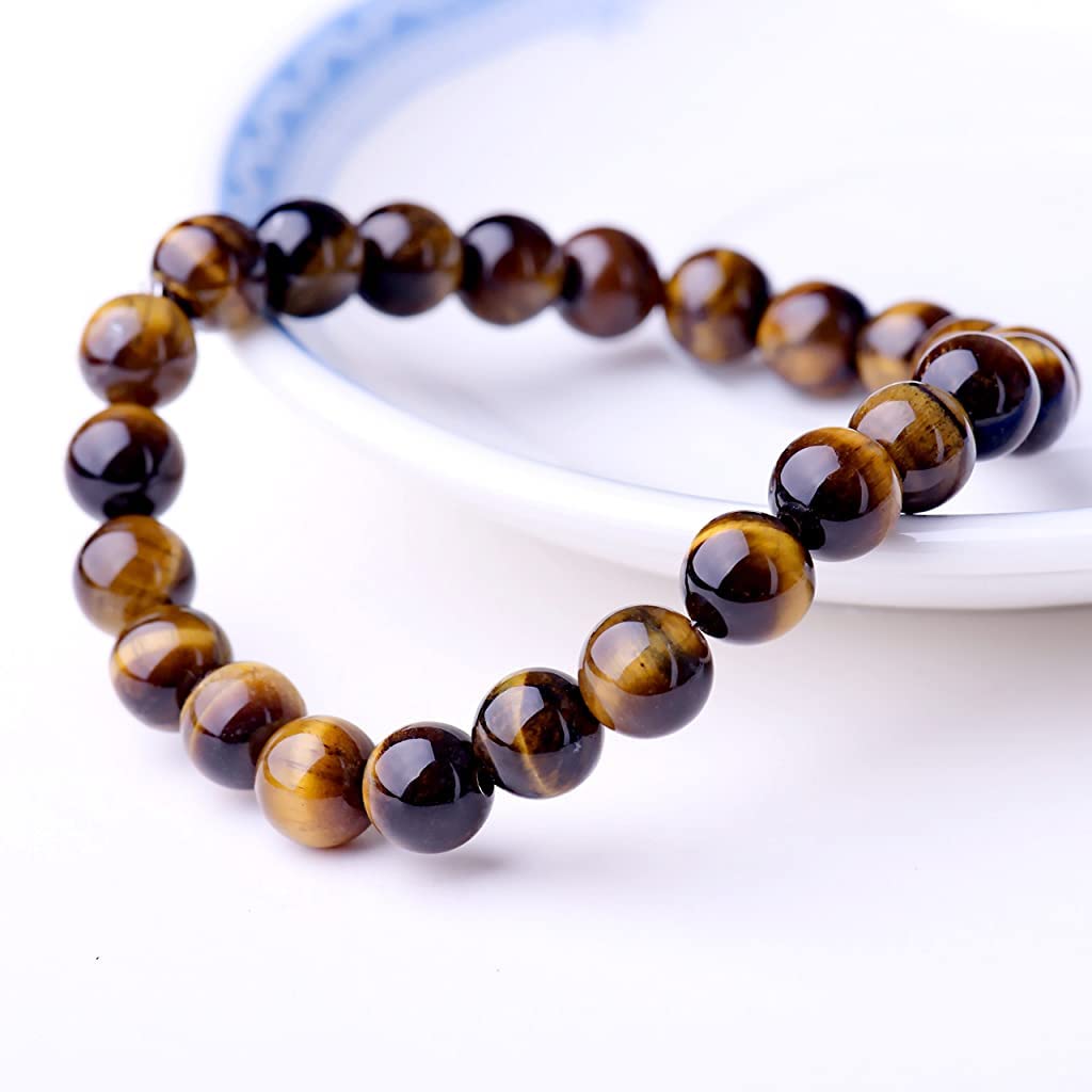 Zibuyu Bracelet Set for Yoga and Daily Wear featuring 4 Natural Stone Beads | Unisex Gift