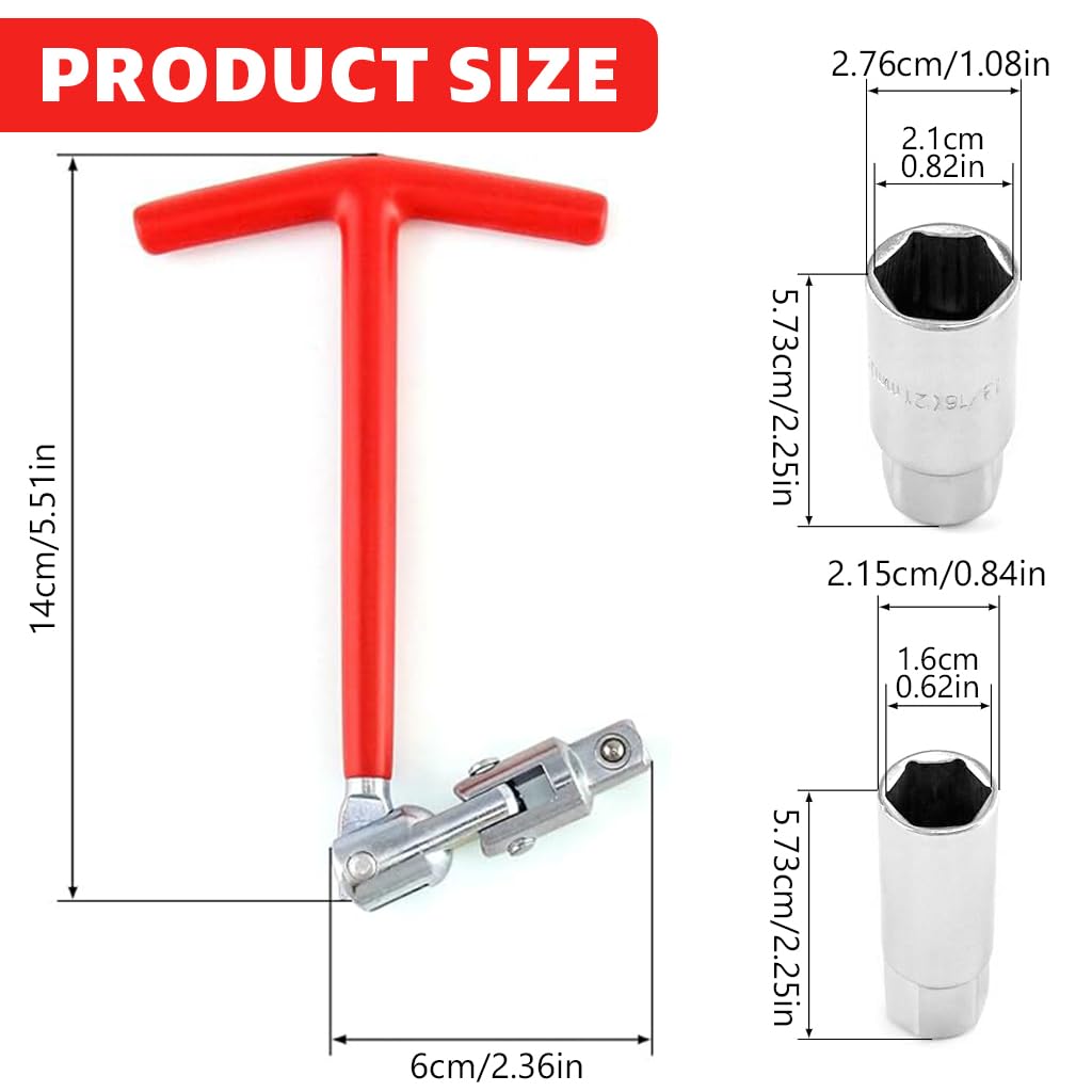 Serplex® Flexible Spark Plug Socket Wrench 6mm (5/8