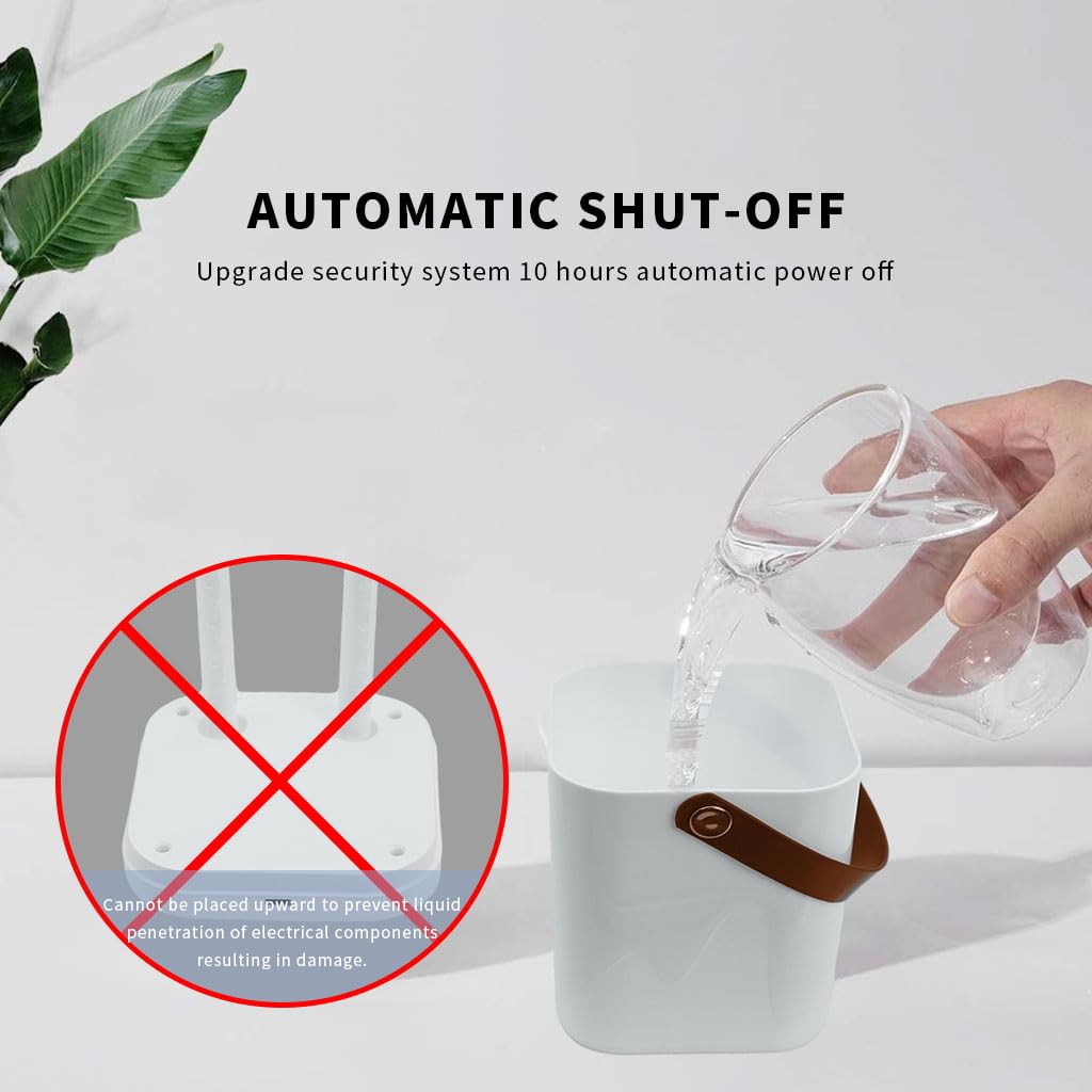 ANNEA Humidifiers for Room with Dual Nozzles and 1.8L Tank featuring Quiet Cool Mist | LED Night Light for Bedroom and Office