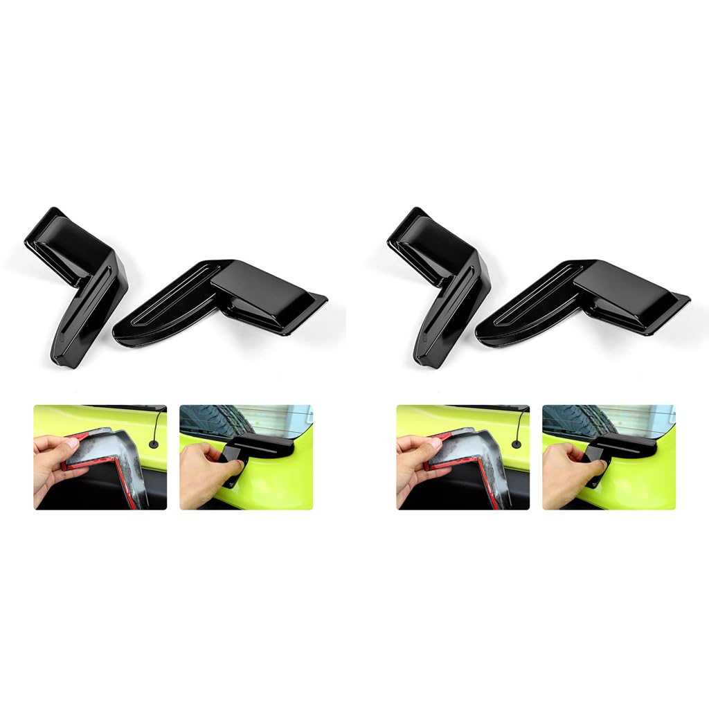 STHIRA Shield Covers for Suzuki Jimny 2019–2023 featuring Plastic Protection | 4PCS Rear Windshield Defroster Wire Guards