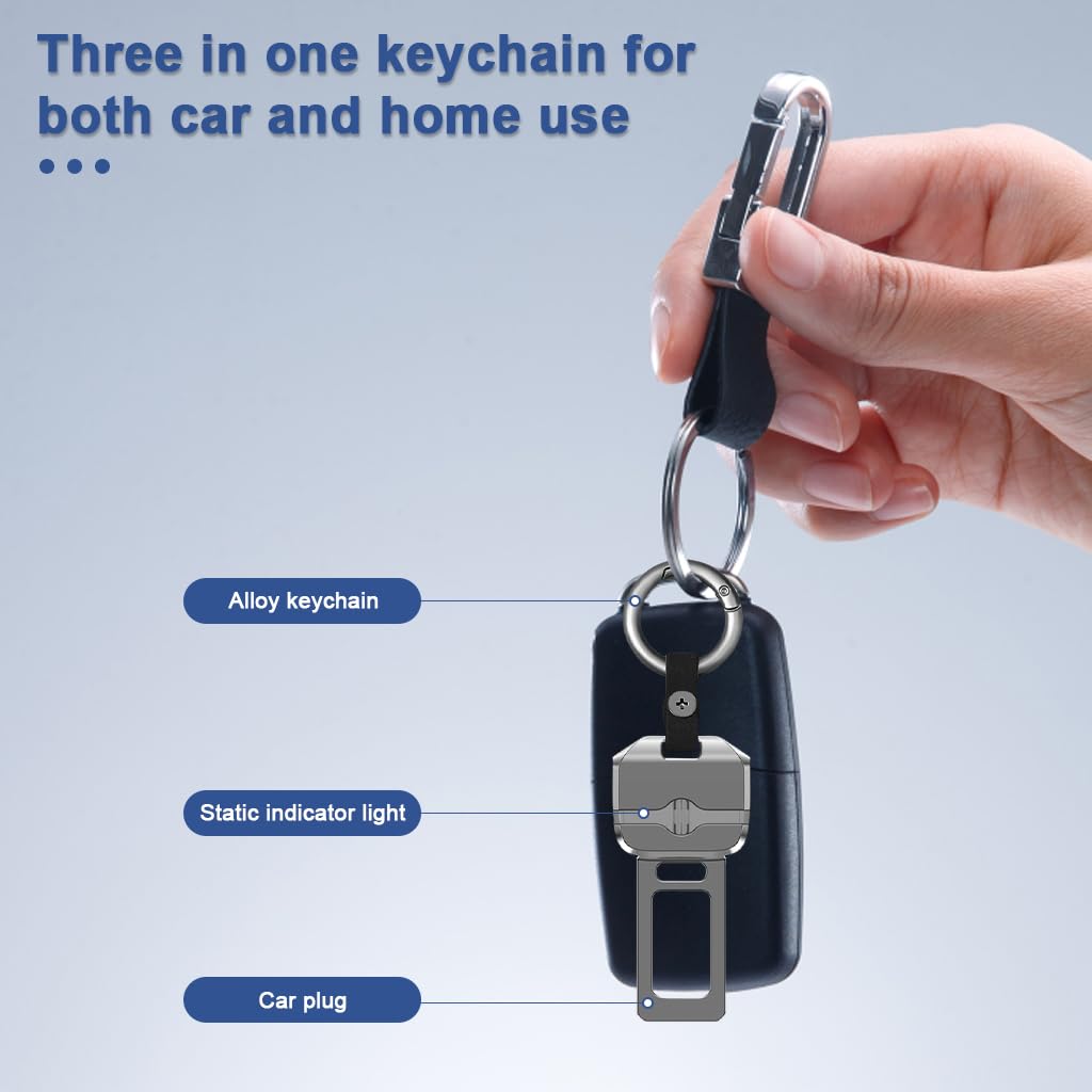 STHIRA Multi Functional Car Keychain for Static Elimination with Metal Body | Easy Access