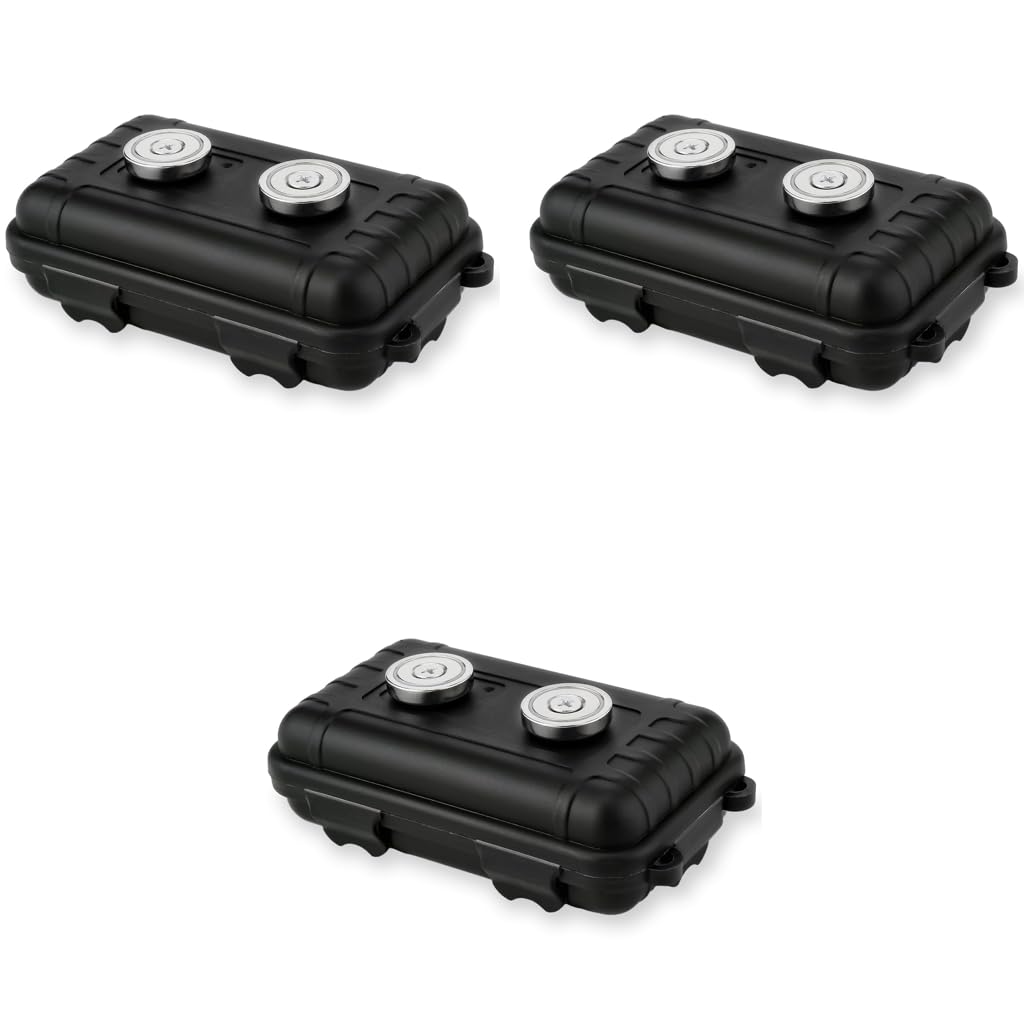 ZIBUYU Magnetic Tool Box for Workshops with Dual Back Magnets and ABS Hard Shell | 3PCS Set