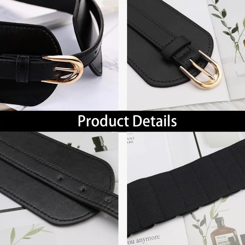 Zibuyu Women Wide Waist Belt for Dresses and Cardigans featuring a Figure‑Enhancing Fit | Elegant Versatile Accessory