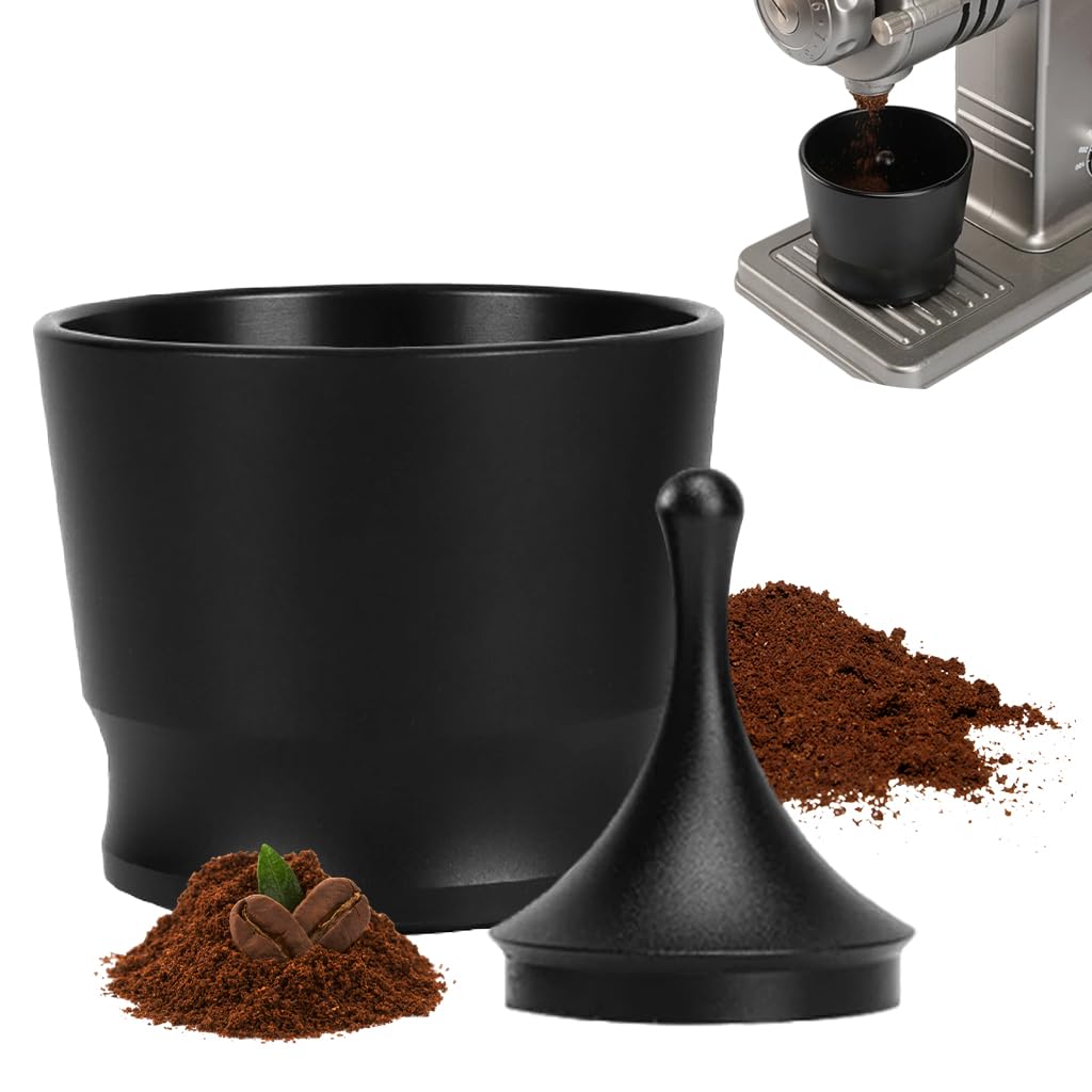 Supvox® Coffee Powder Cup for Coffee Grinder Ground Coffee 2.5 Inches Universal Coffee Powder Catcher for 49-58 Diameter Espresso Coffee Grinder