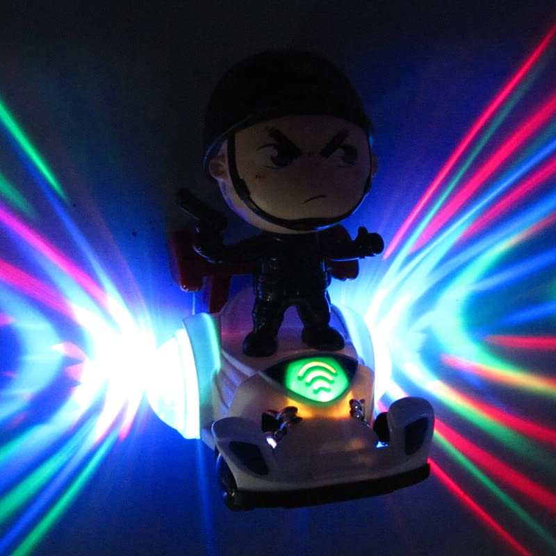 PATPAT Musical Toy Car for Kids with Lights and Sounds featuring 360° Rotating Stunt | Fun Gift