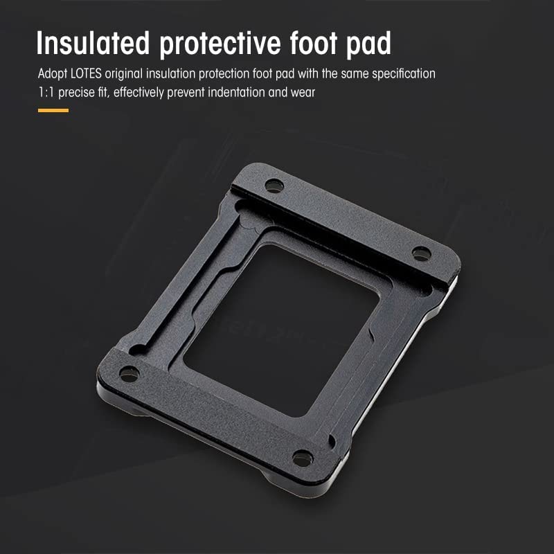 Verilux CPU Contact Frame Kit for Intel 12th 13th Gen with CNC Machined 7075 Aluminum | Black