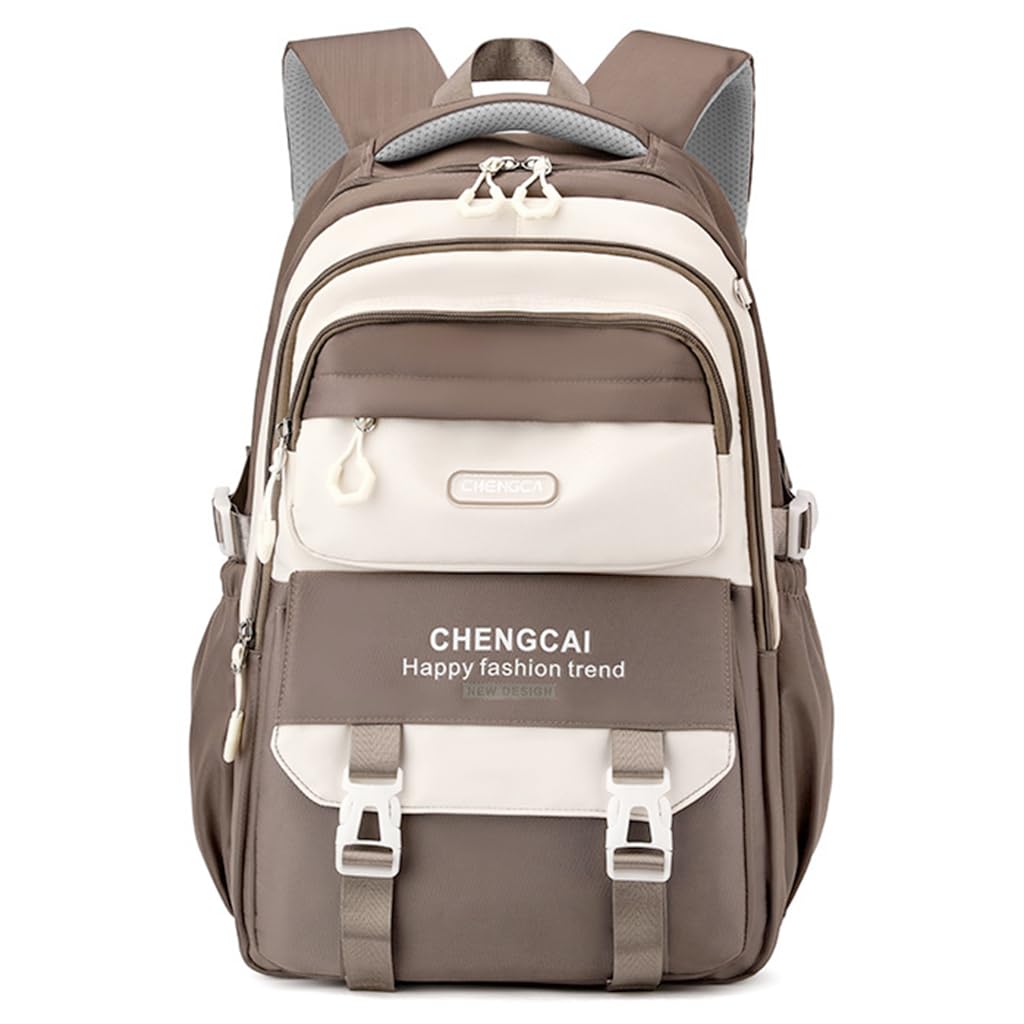 PALAY School Backpack for Travel and Hiking with Dual Handles and Breathable Back Support | Nylon and Oxford Fabric