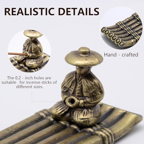 HASTHIP® Incense Burner & Stick Holder – Aroma Diffuser for Home Spa, Meditation Room & Zen Decor