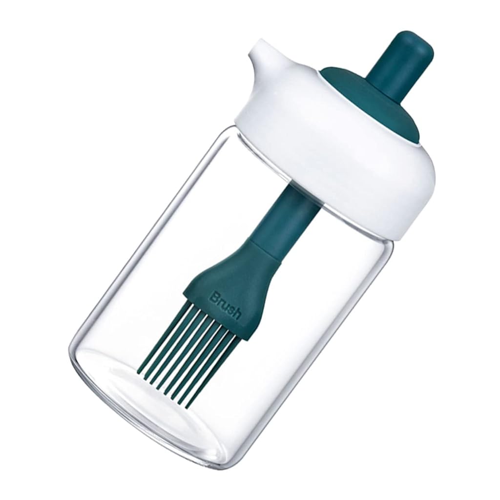 ZIBUYU® 1Pc Glass Oil Dispenser with Brush