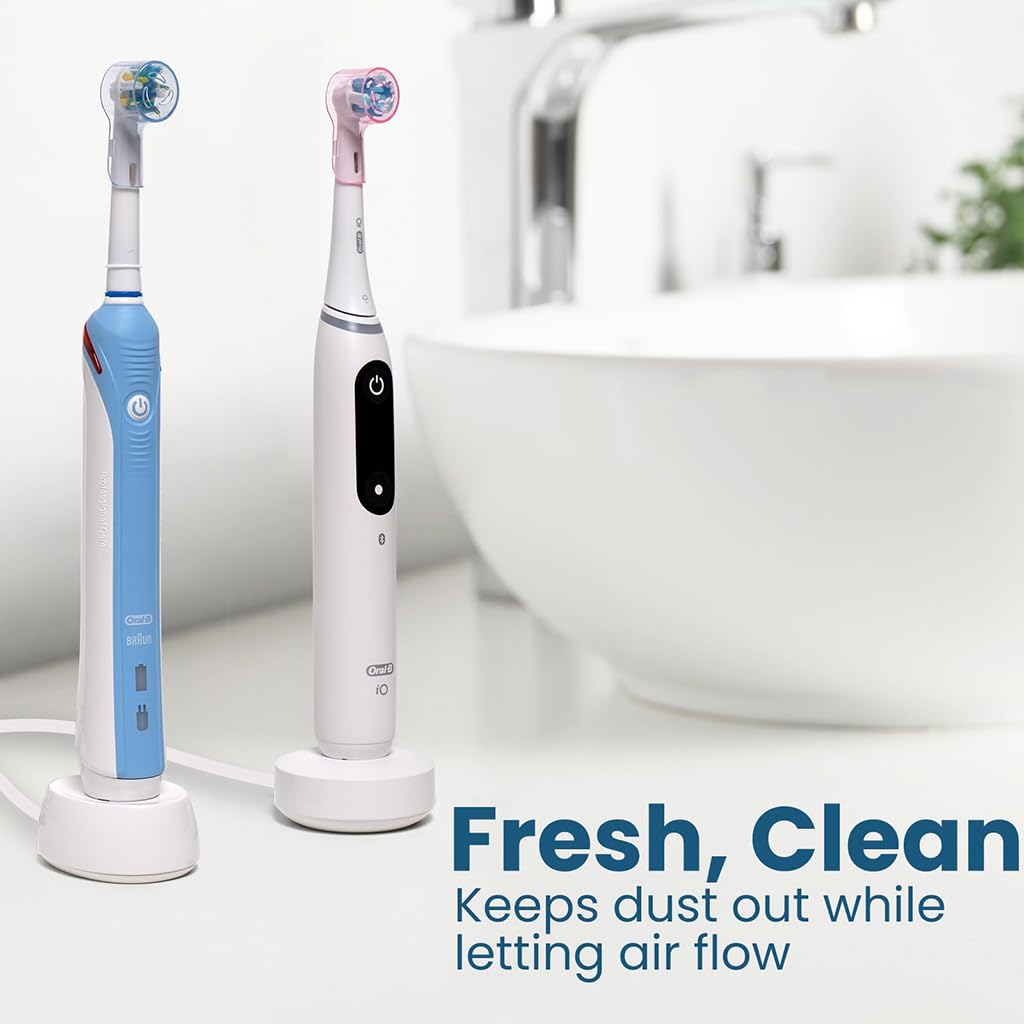 ZIBUYU Toothbrush Covers for Travel and Storage with Protective Fit | 4 Pack Durable Design