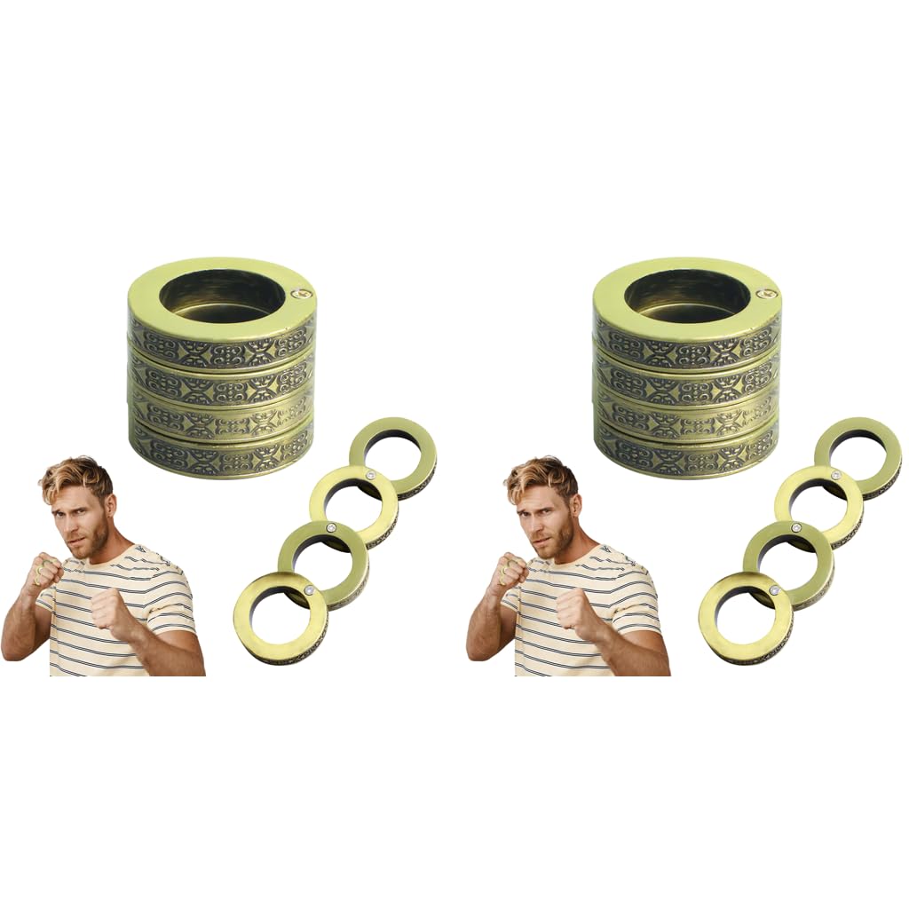 Zibuyu Cotton Foldable Keyrings 2PCS featuring Intricate Zinc Alloy Bronze Detailing