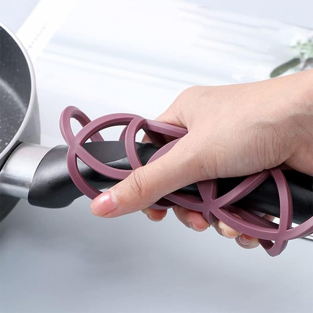 Supvox Silicone Trivet Mat Set for Hot Pots and Dishes featuring Non Slip Design | Heat Resistant up to 482°F