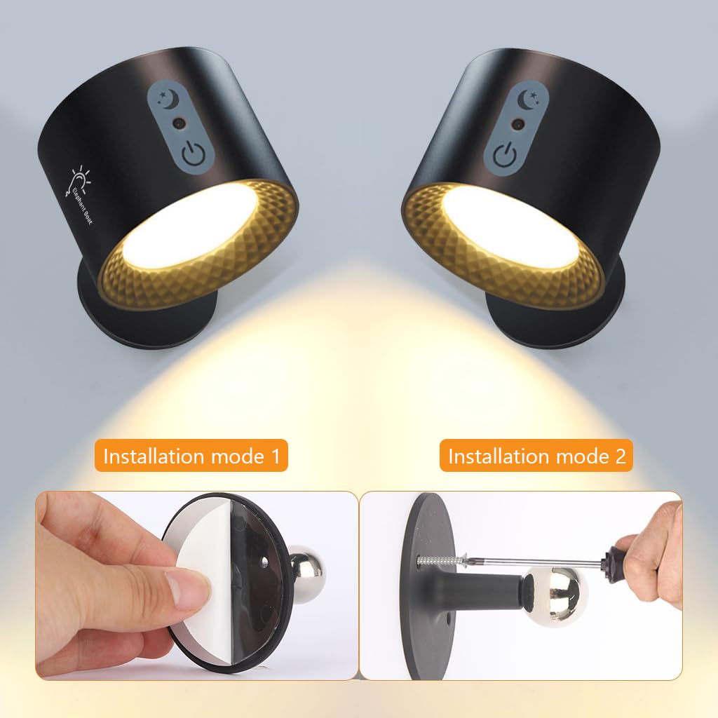 ELEPHANTBOAT Portable Mini LED Video Light for Phone with 800Lux Brightness and 360° Adjustable Angle | USB Rechargeable 1500mAh Clip-On Lighting