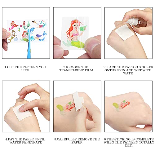 MAYCREATE® 20 sheet Tatto Sticker for Kids,Kids Waterproof Temporary Tattoos for Birthday Parties,Group Activities,Cute Cartoon Dinosaur Tatto Sticker For Women