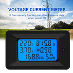 STHIRA® Digital Energy Meter 4.4KW 20Amp 110-250V AC Current Voltage Amperage Power Energy Panel Meter with Blue Back Light Power Meter
