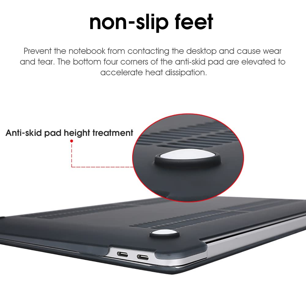 ZORBES Laptop Cover for MacBook Air 13.3 inch with Snap On 2 Piece Design and Waterproof Protection
