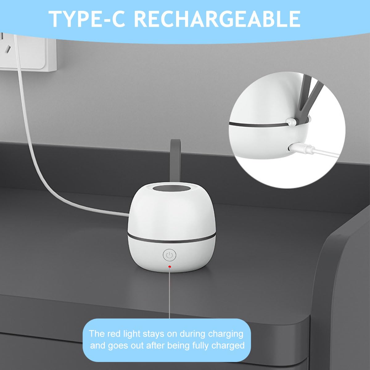 SNOWIE SOFT Electric UV Light Sterilizer for Baby Pacifiers with USB Rechargeable Design | Portable Travel Sanitizer for Parents