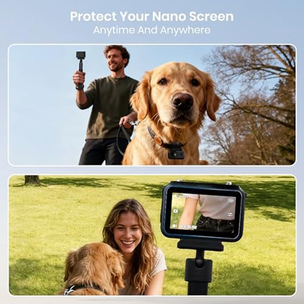 ZORBES Screen Protectors for DJI Osmo Nano with 9H Hardness Tempered Glass | Bubble Free