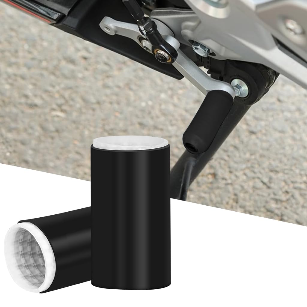 STHIRA Motorcycle Shift Lever Sleeve Cover for Shoe Toe Protection with Textured Silicone | 2Pcs Universal Gear Lever Covers