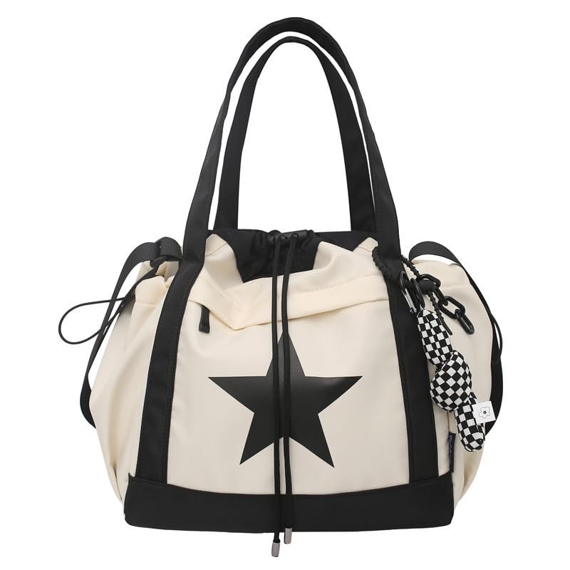 GUSTAVE® Star Messenger Bag, Vintage Star Tote Bag, Cute Aesthetic Crossbody Bag For Women, Fashion Shoulder Bag