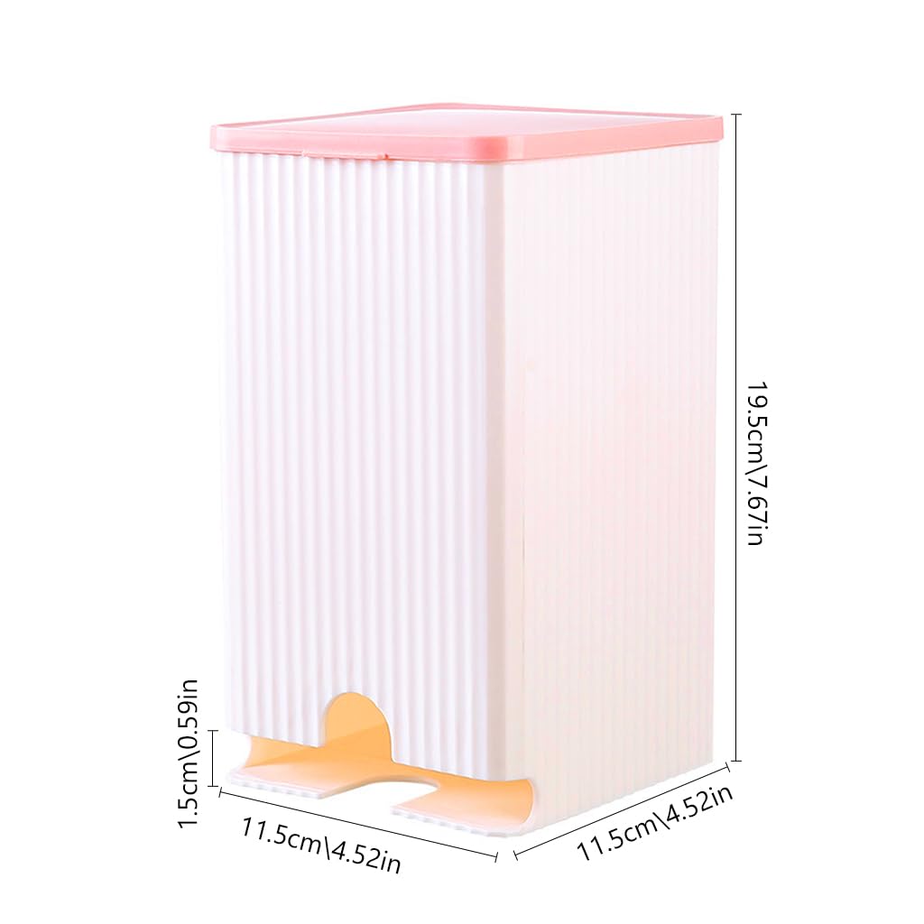 HASTHIP® Sanitary Pads Dispenser for 25-30 Pads - Wall-Mounted Box Napkin Holder, Dustproof Waterproof Sanitary Pads Wall Holder Bathroom Sanitary Pads Bathroom Organizer, 11.5cmx11.5cmx19.5cm